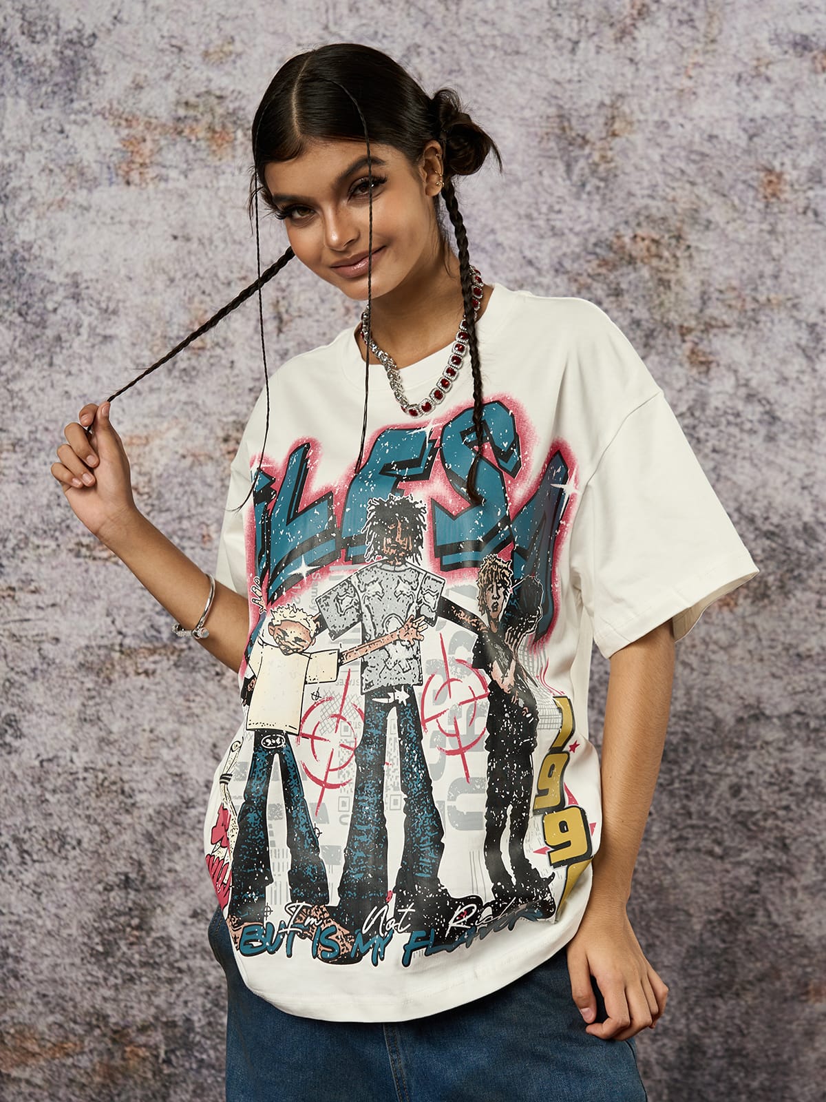 Retro Street GLESA Graphic T-Shirt 
