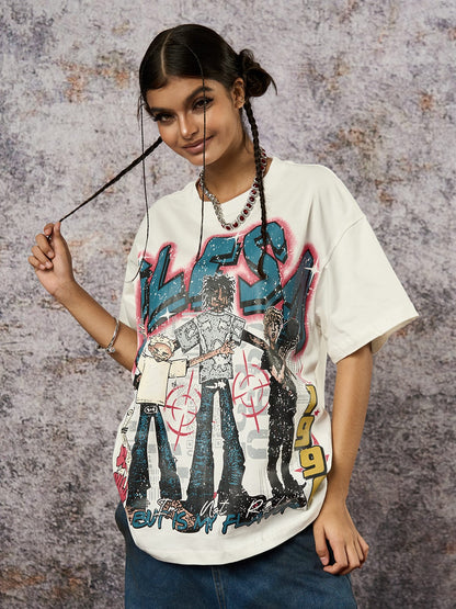Retro Street GLESA Graphic T-Shirt 