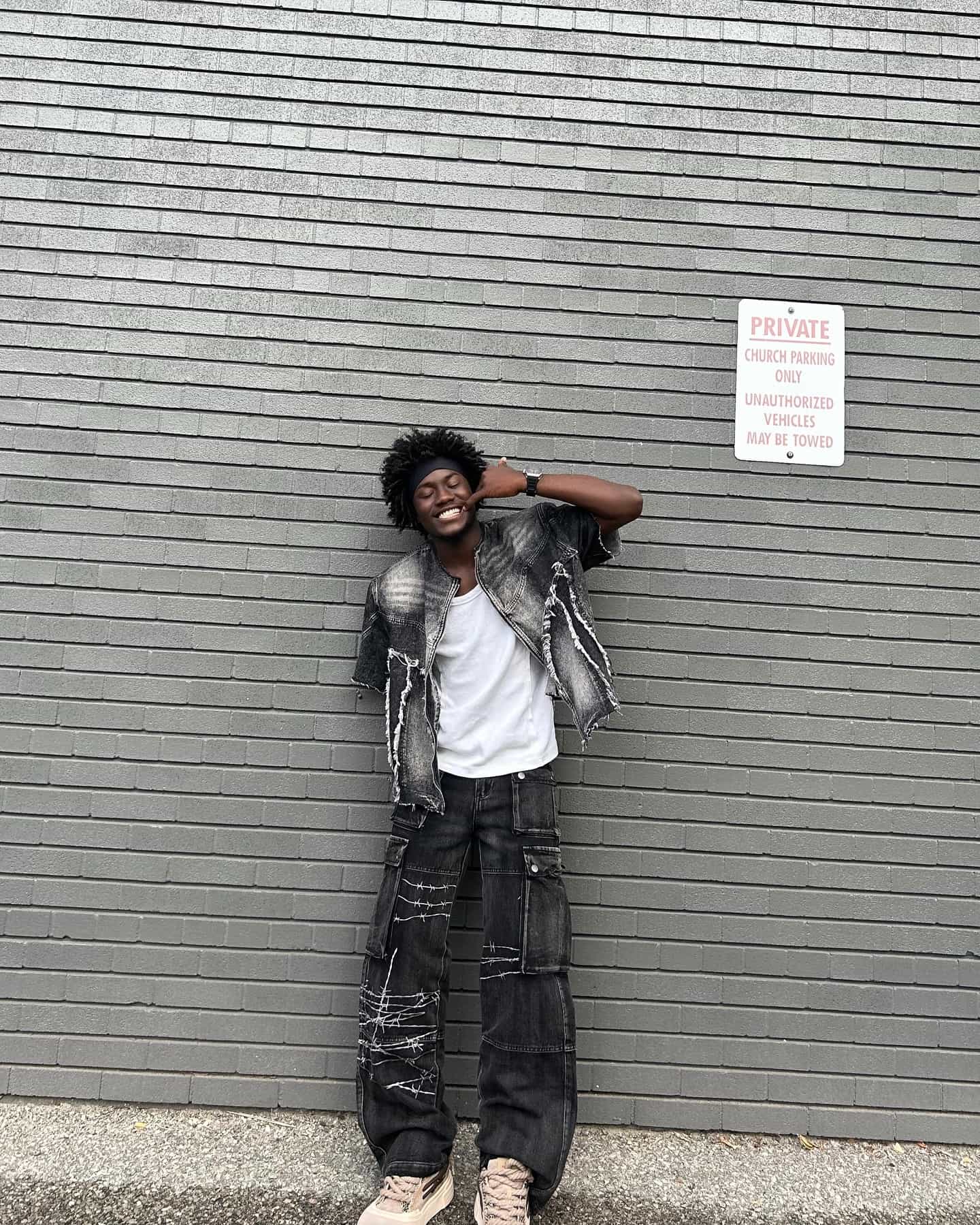 Thesupermade High Street Embroidery Hip-Hop Jeans - 2122 