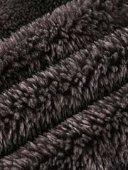 Thesupermade Fur Hooded Quilted Sherpa Jacket - 2304 