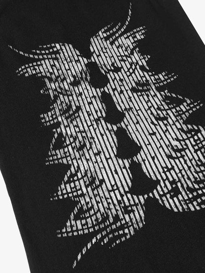 Street Skeleton Print Vest 