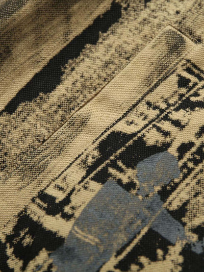 Wasteland Patchwork Graffiti Badge Detroit Jacket 