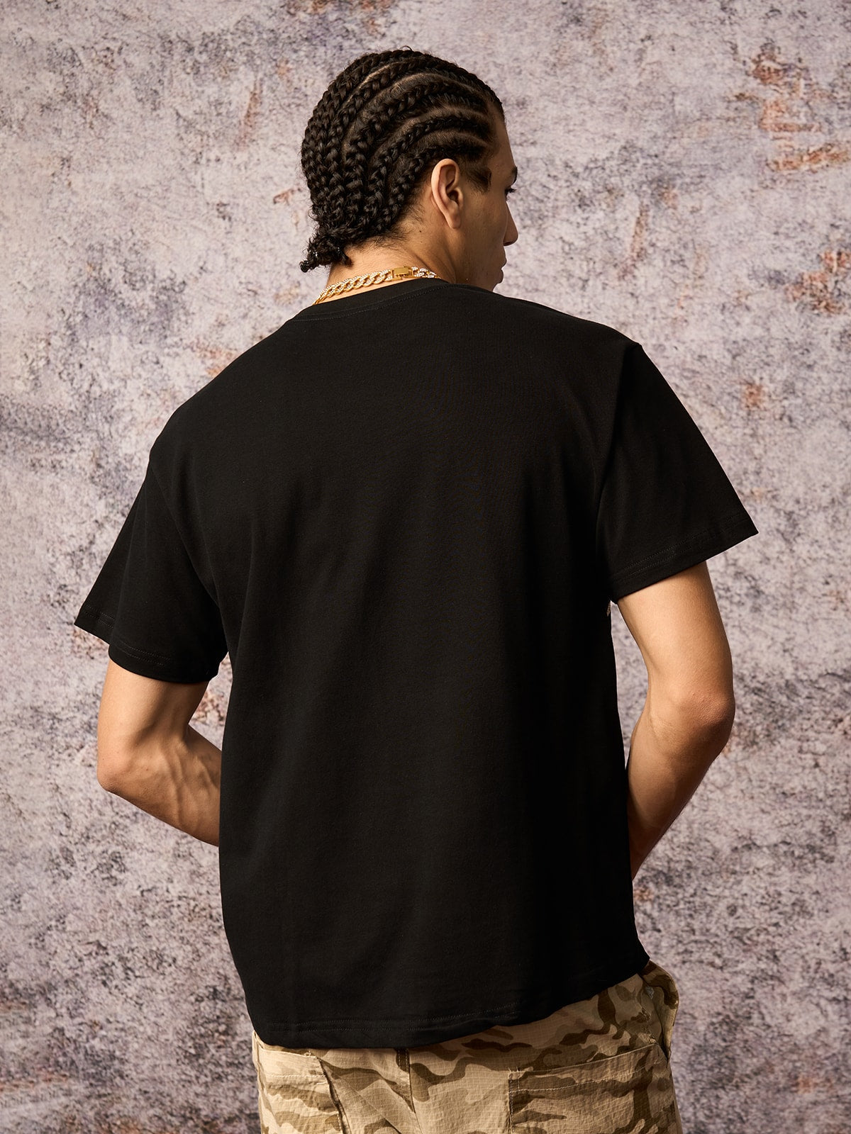 Phantom Letter Print T-shirt 