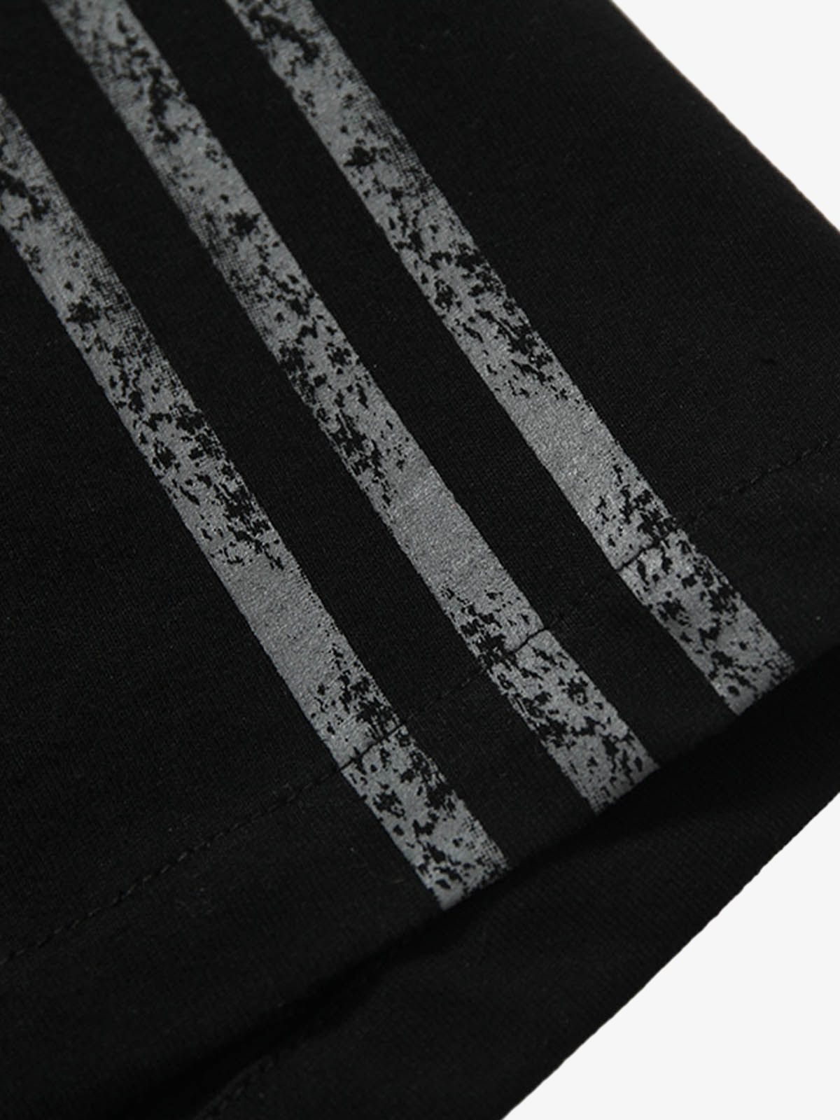 Heavy Washed Street Metal Collar T-shirt 