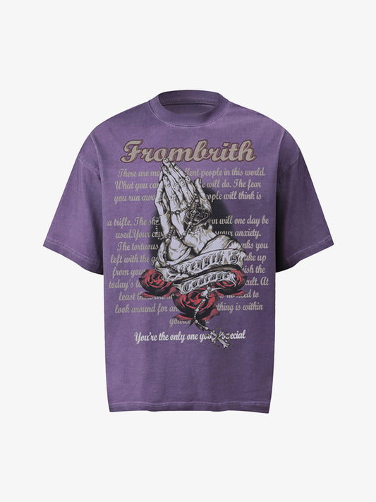 Inspirational Quote Graphic T-Shirt 