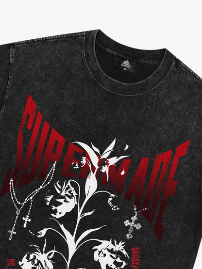 Original Graphic Gothic Angel T-Shirt 