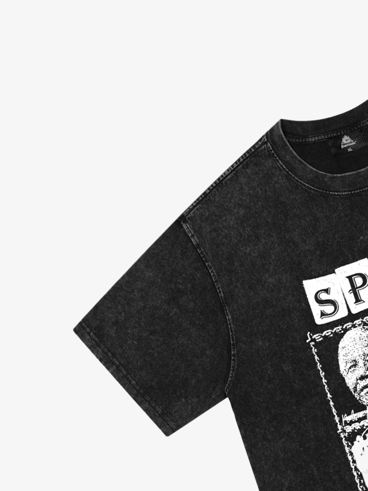 Original Street Protrait Graphic Print T-Shirt 