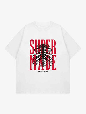 Thesupermade Skull Printed Logo Design T Shirt -1159 