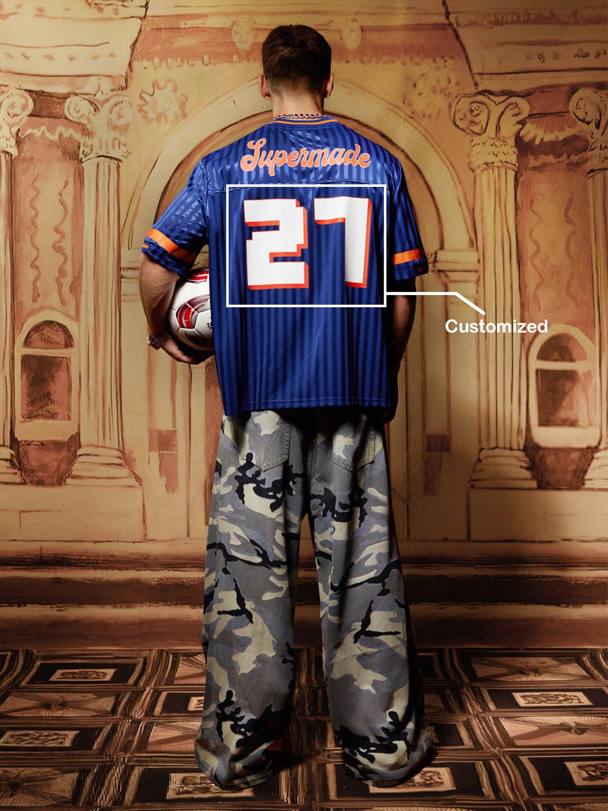 Original Striped Baseball Jersey T-Shirt - 2394 