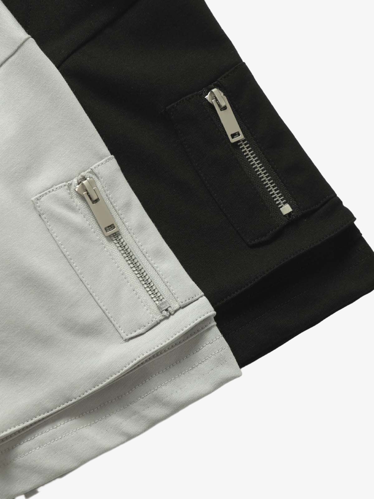 Retro Washed Deconstruction Functional Pocket T-shirt 