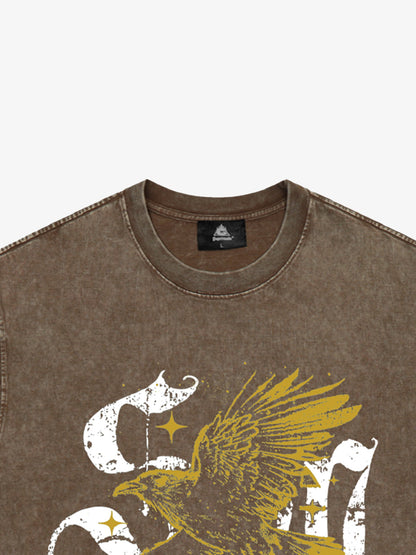 Original Distressed Eagle Graphic T-Shirt 