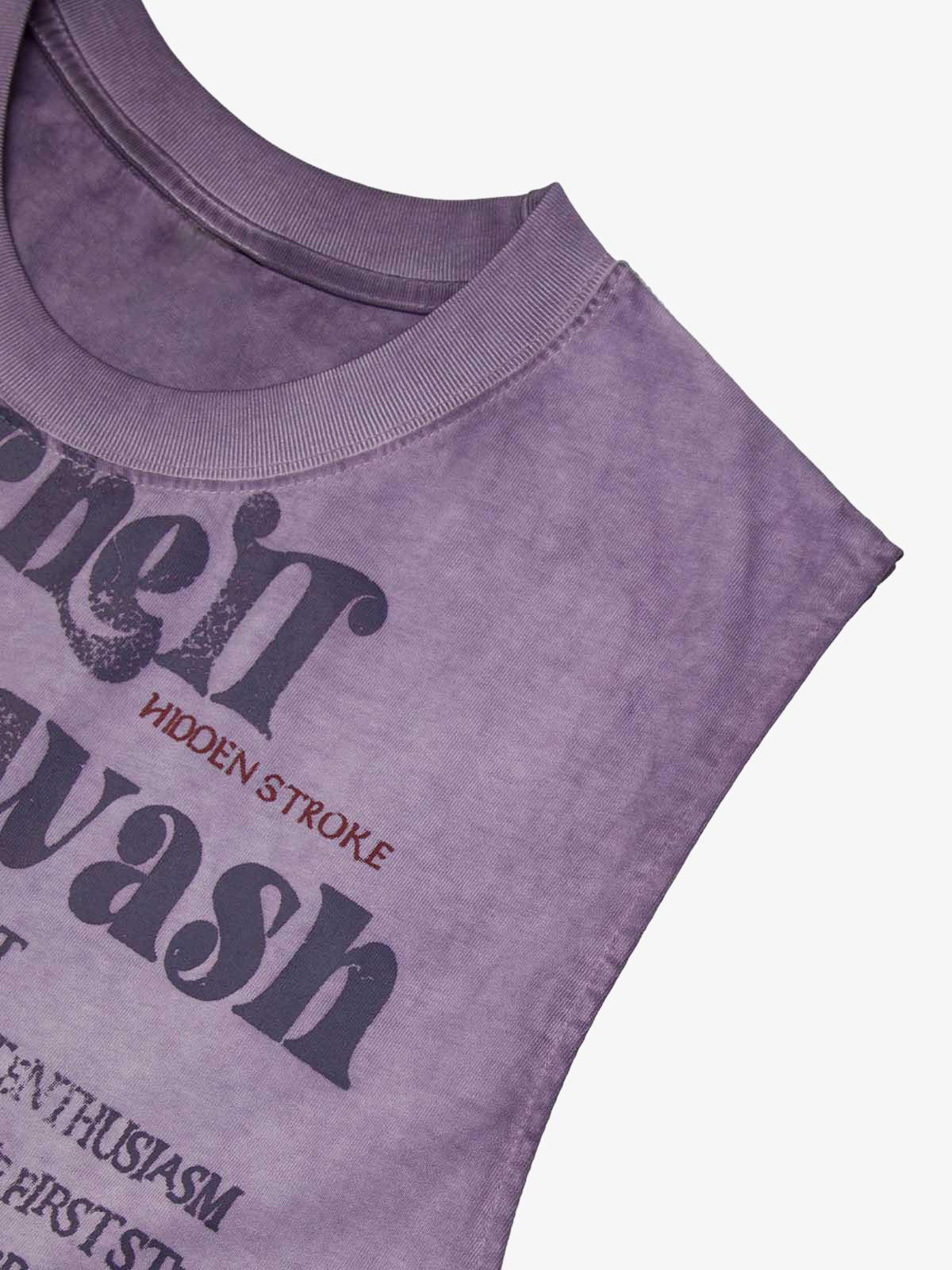 Thesupermade Heavy Worker Washed And Broken Retro Font VEST 