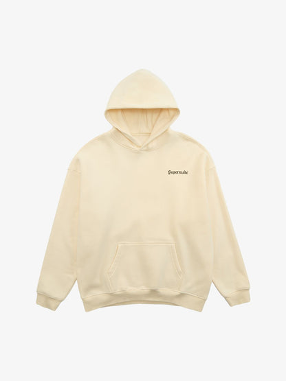 Thesupermade Street Hip-Hop Letters Fleece Tracksuit - 2230 