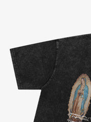 Original Virgin Mary Print T-Shirt 