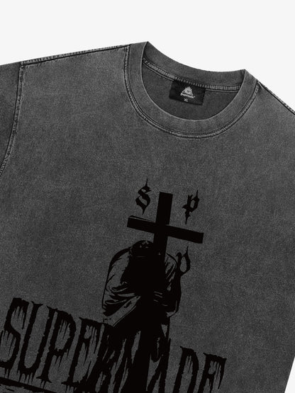 Original Bold Cross Graphic T-Shirt 