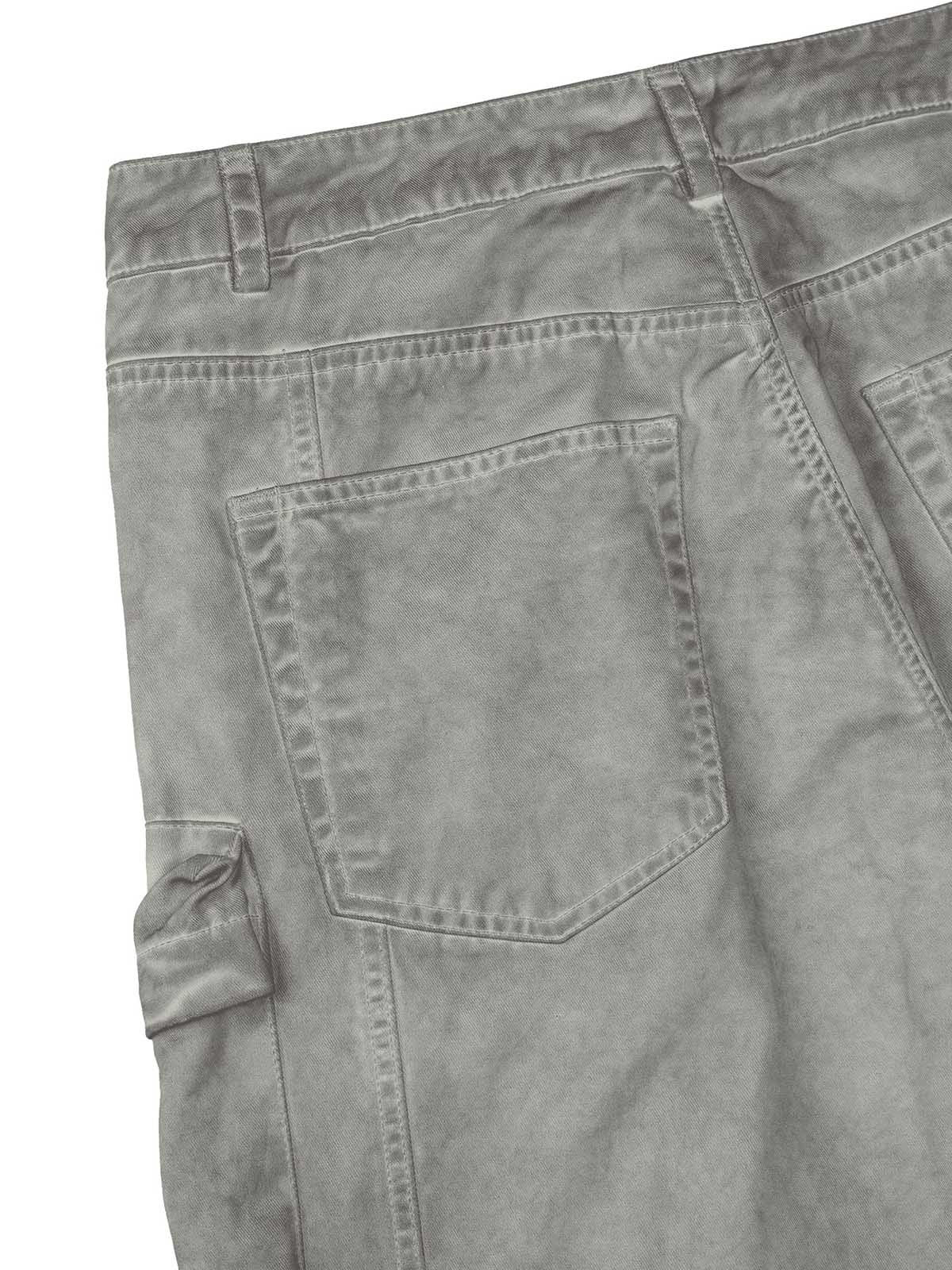 Thesupermade Vintage Wasteland Style Multi Pocket Work Pants