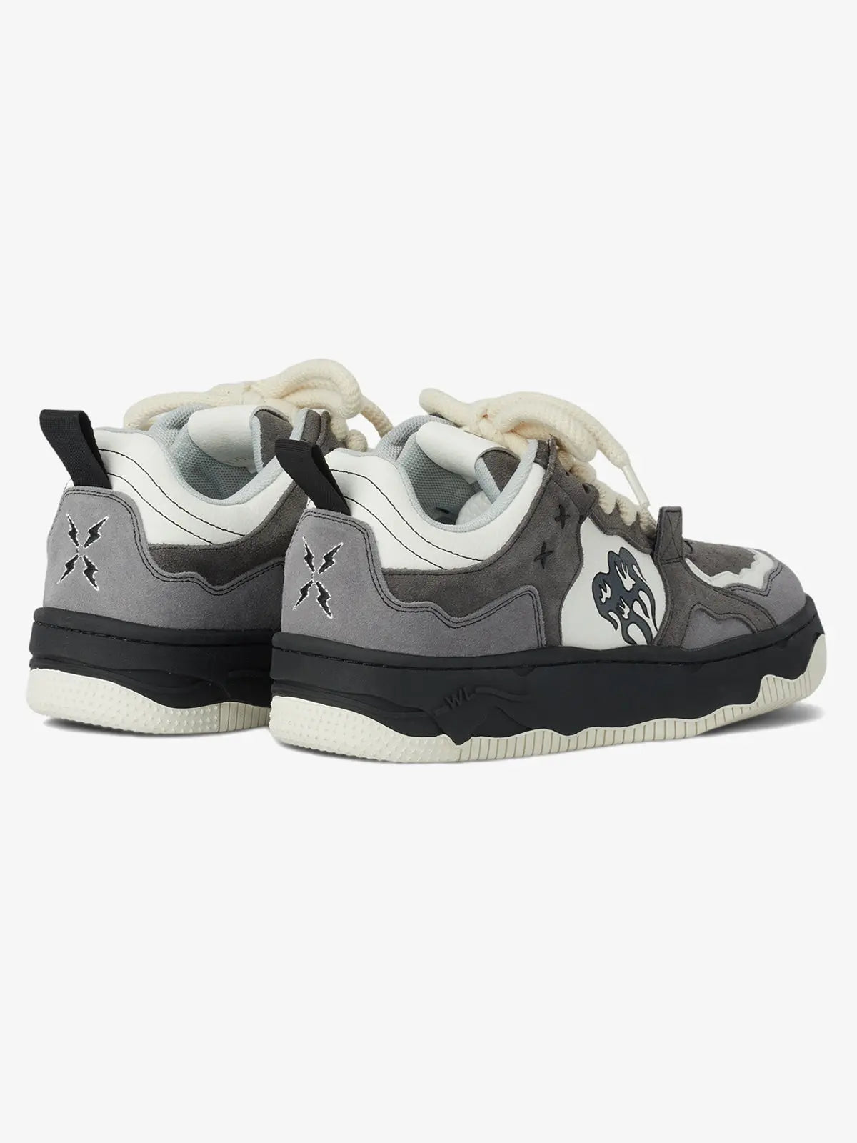 Monochrome Shadowwave Heavy-Duty Street Sneakers-1507 