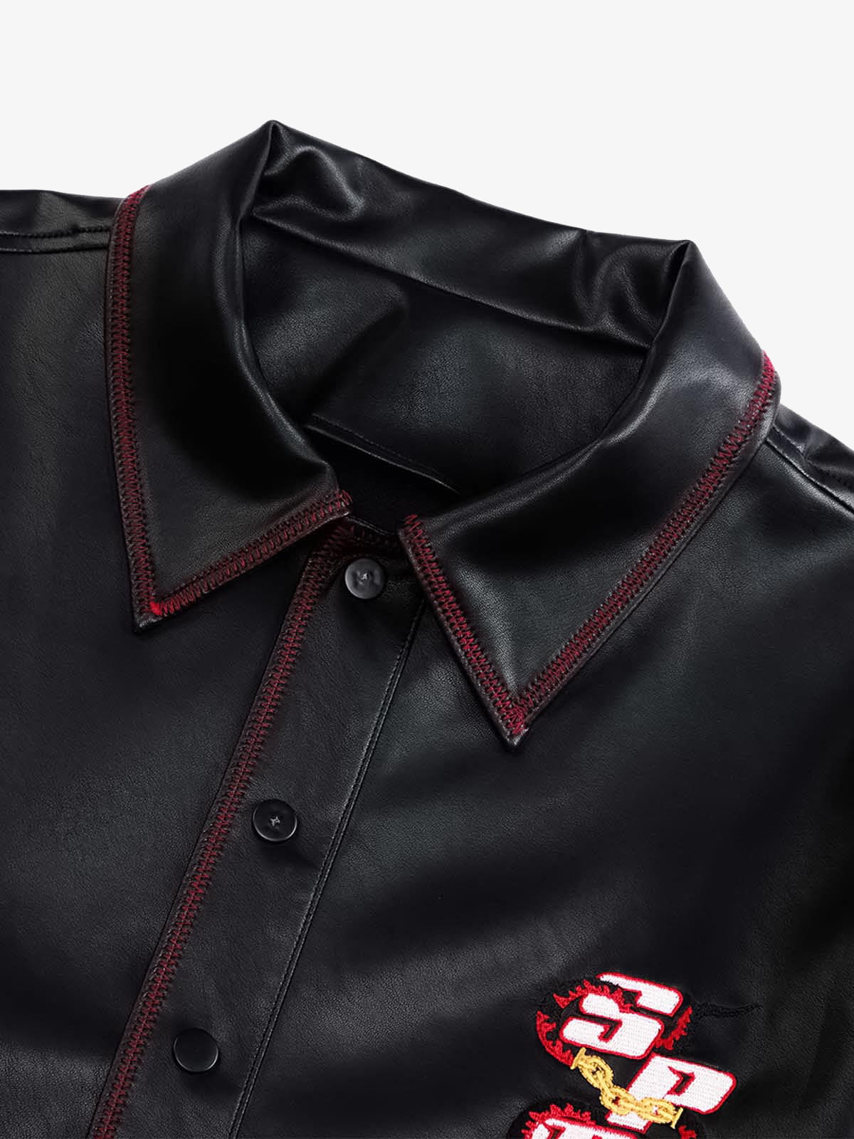 Original Embroidered Leather Shirt 