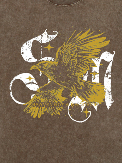 Original Distressed Eagle Graphic T-Shirt 