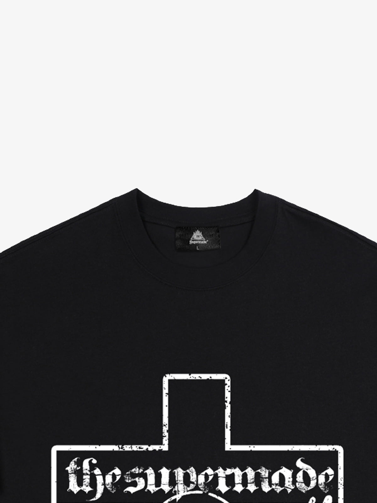 Original Distressed Cross Graphic T-Shirt 