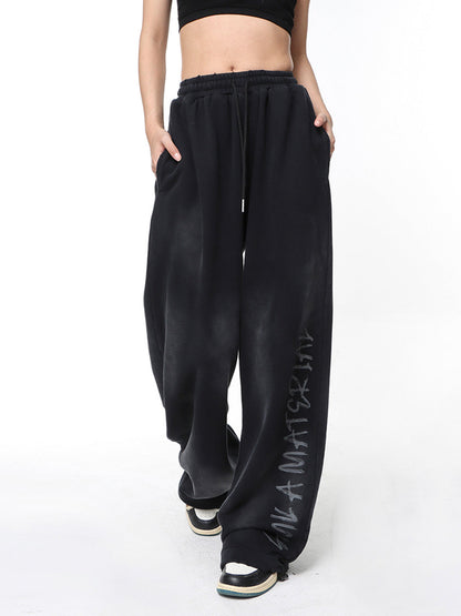 Wasteland Washed Patched Embroidered Hoodie Set 