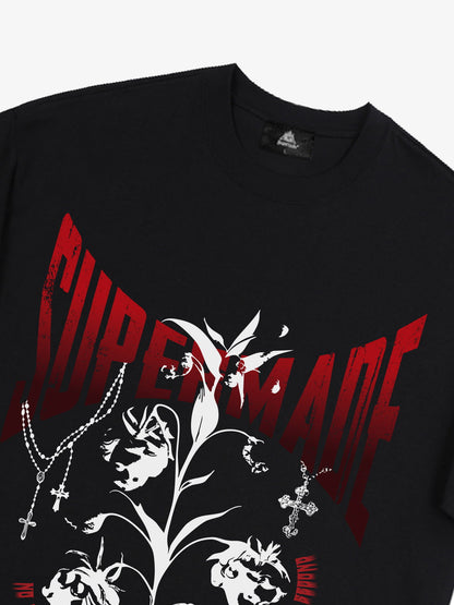 Original Graphic Gothic Angel T-Shirt 