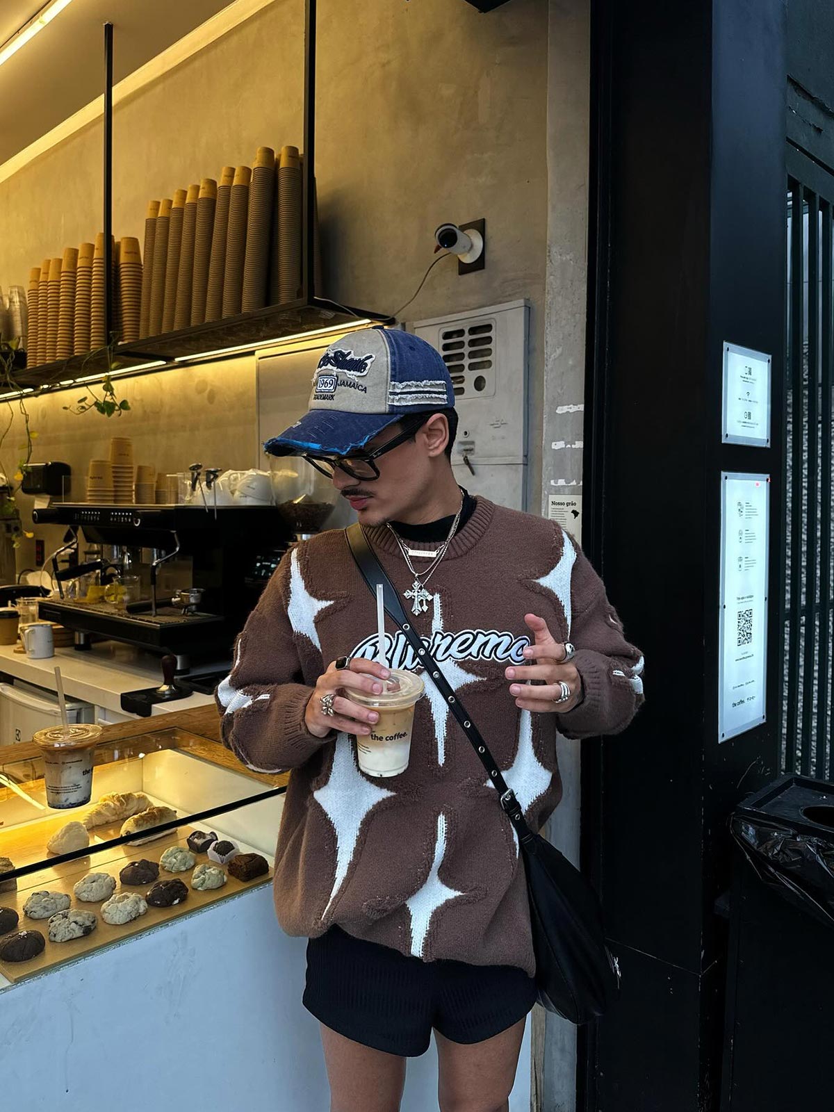 Thesupermade Retro Letter Denim Cap - 2136 