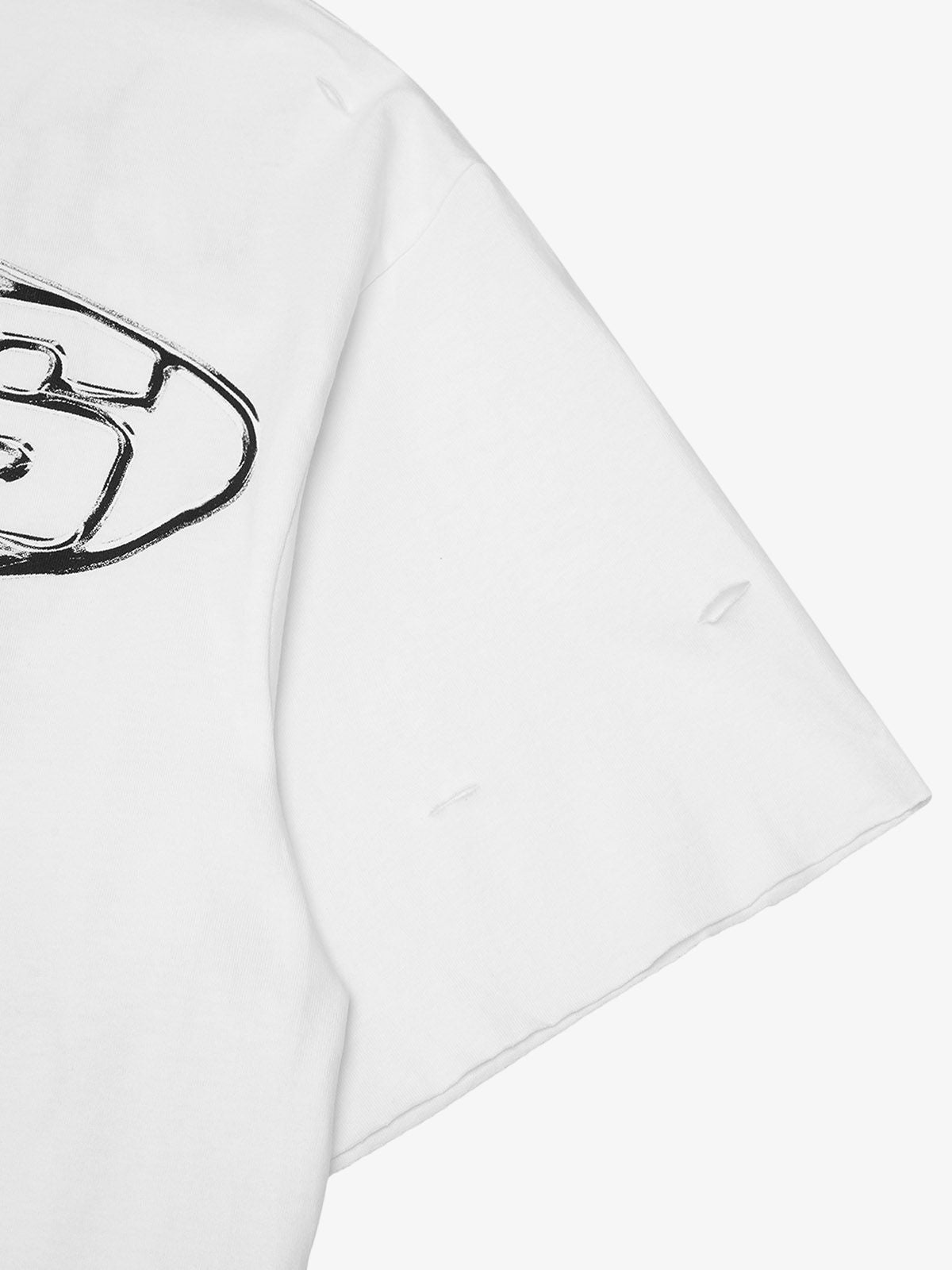 Thesupermade High Street Letter Print Short-sleeved T-shirt 