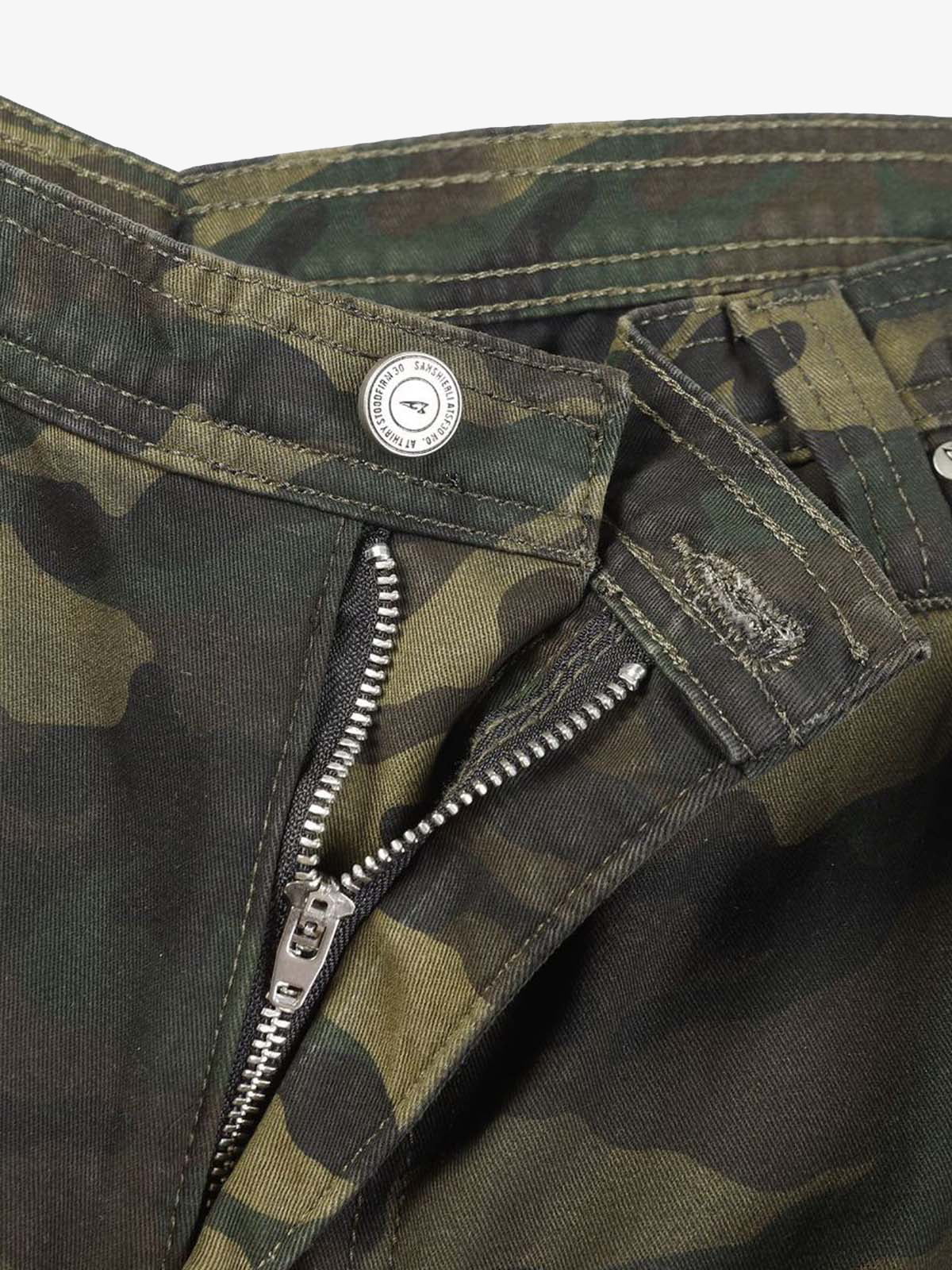Wasteland Style Camouflage Baggy Cargo Pants - 2384 