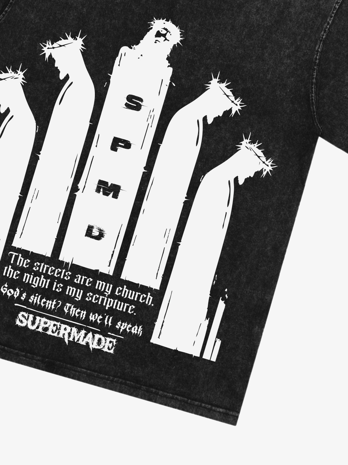 Original Saint Slogan Graphic T-Shirt 