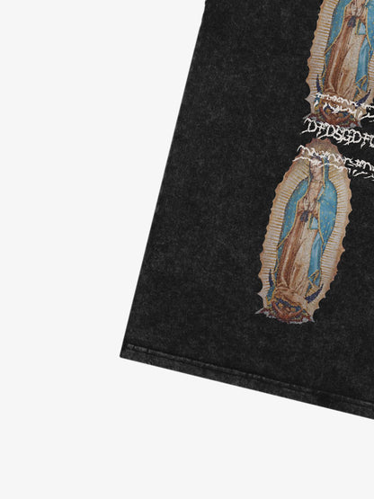 Original Virgin Mary Print T-Shirt 