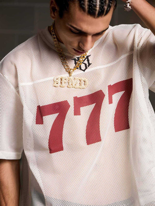 Jersey Letter Print Quick Dry V-neck T-shirt - 2389 