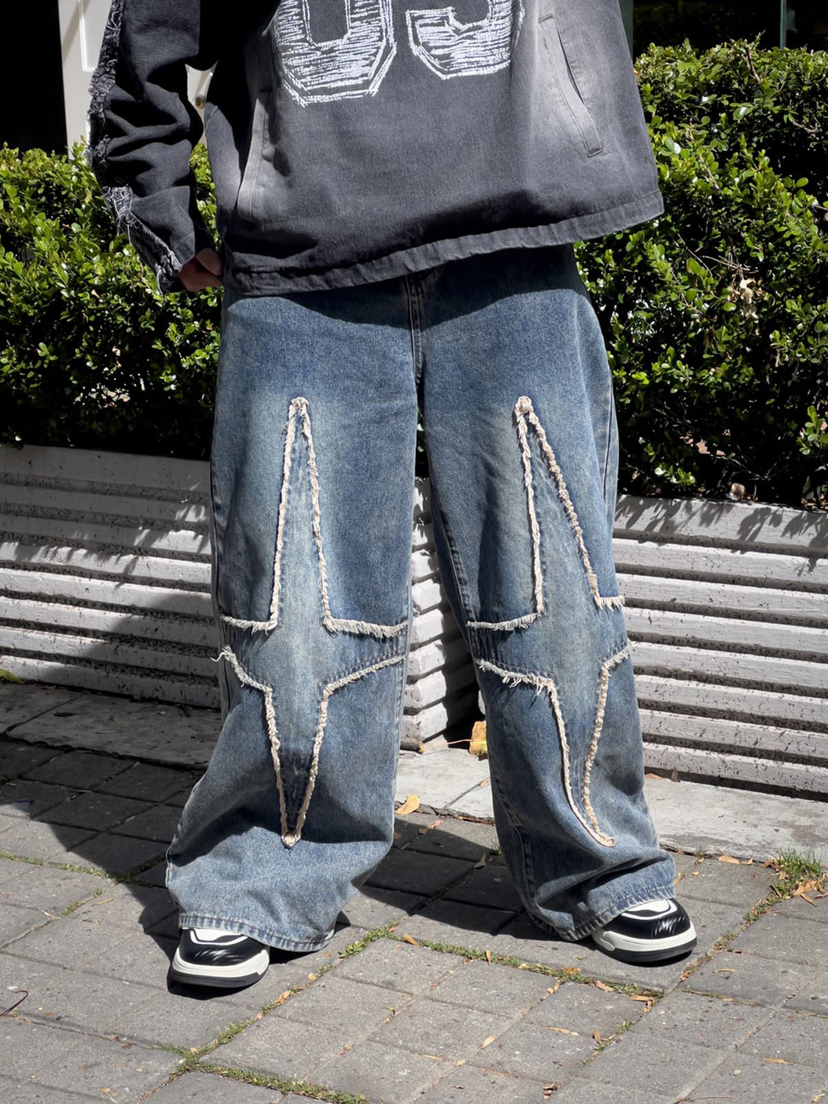 High Street Star Washed Jeans - 2150 