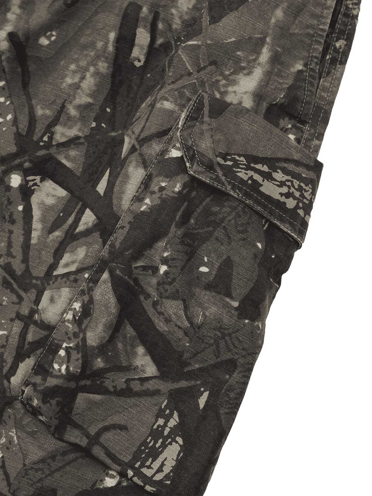 Thesupermade Fallen Leaf Camouflage Pocket Workwear Shorts - 2050 
