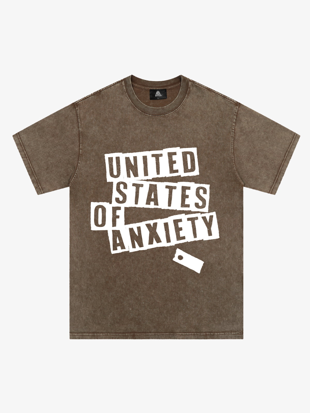 Original United States Of Anxiety Graphic T-Shirt 