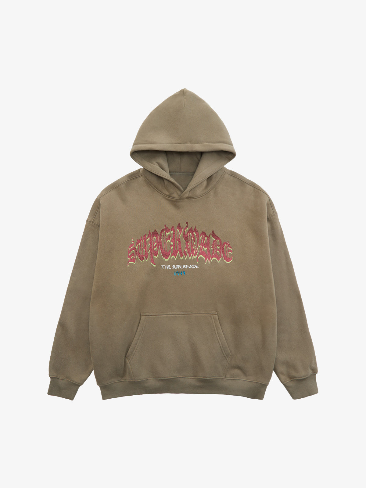 Thesupermade Oversized Graphic Hoodie Set 