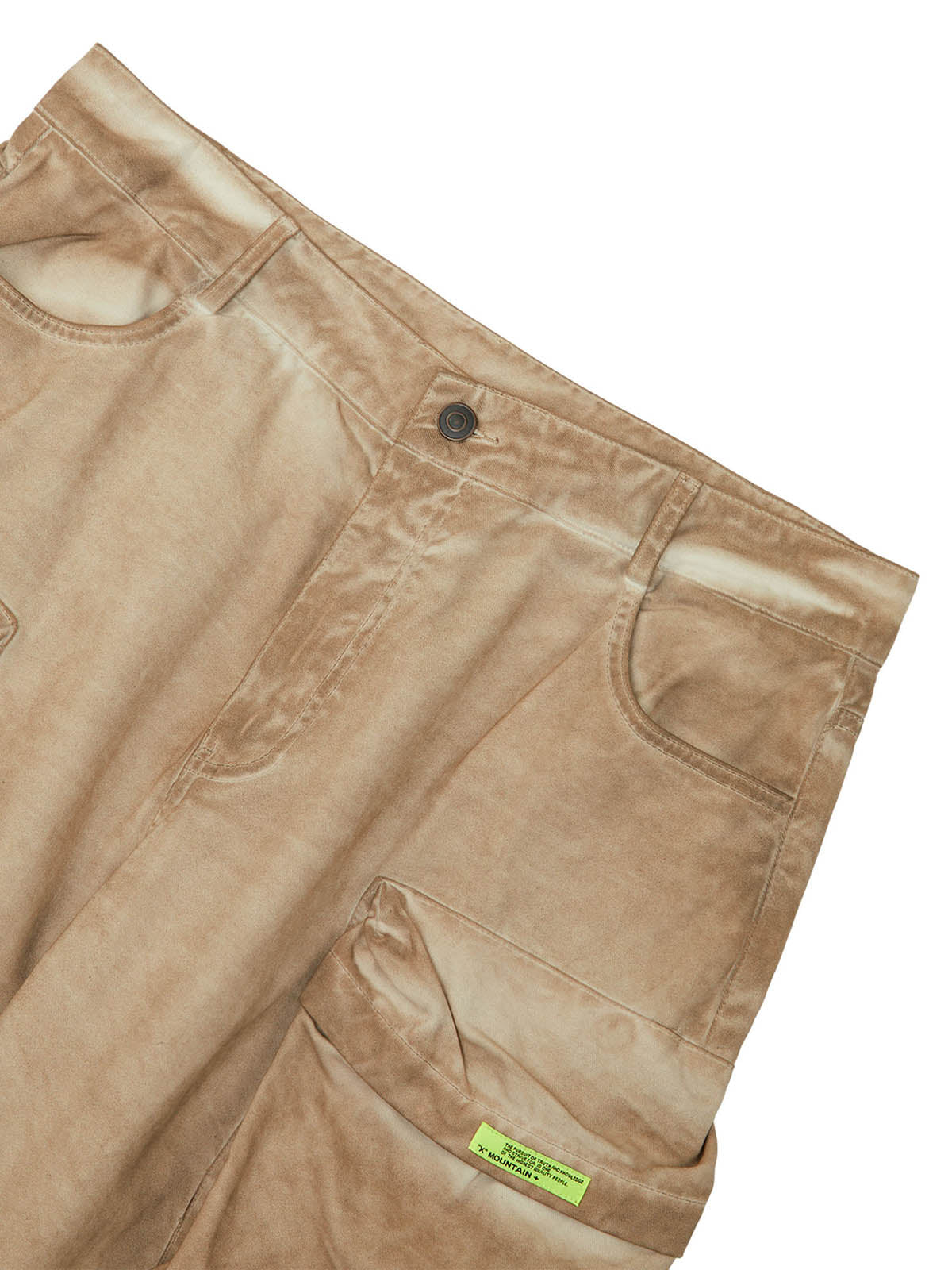 Thesupermade Vintage Wasteland Style Multi Pocket Work Pants
