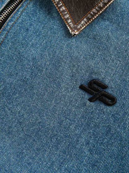 Heavy Washed Denim Work Jacket 