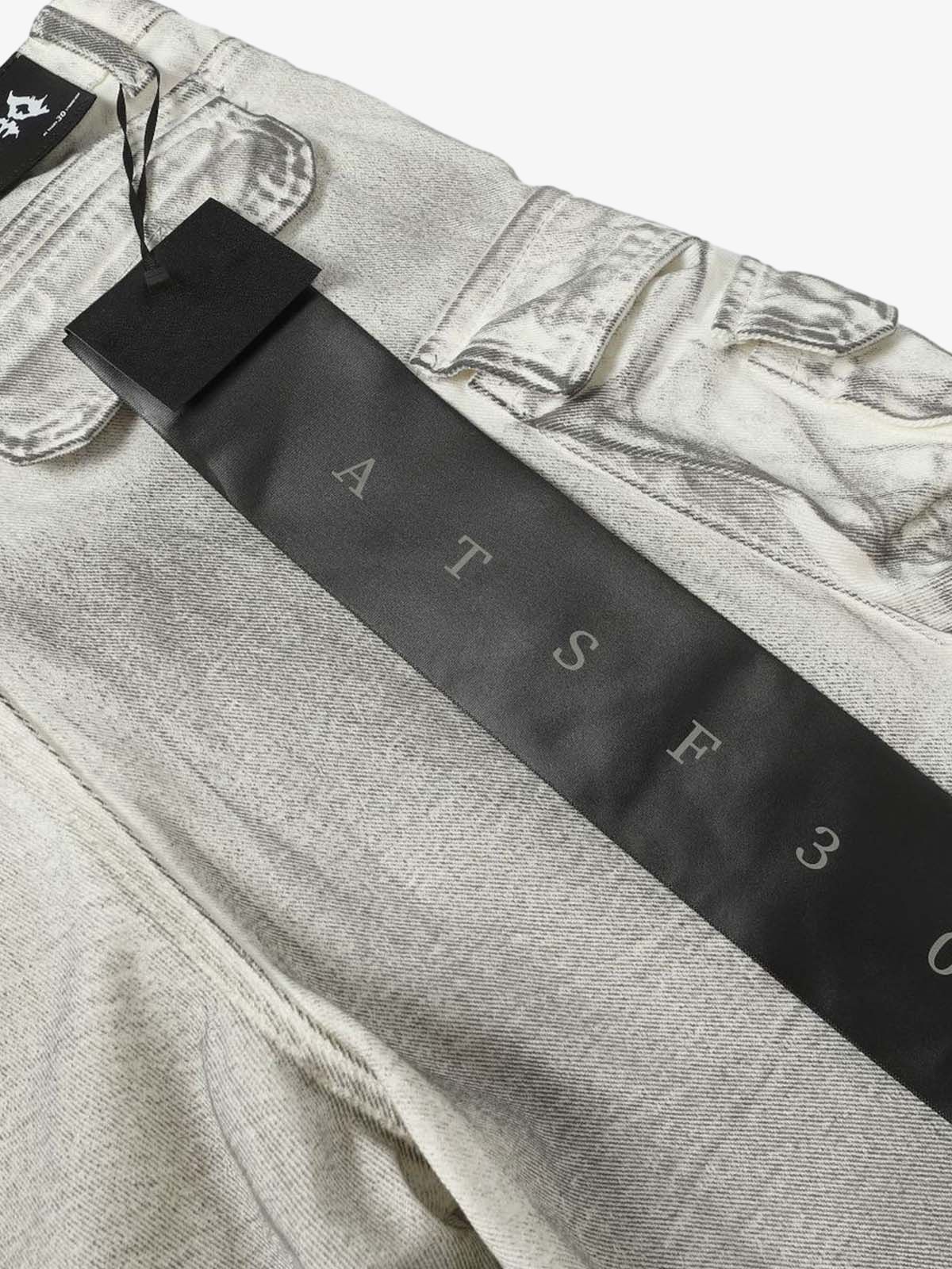 Distressed Multi-Pocket Cargo Shorts 