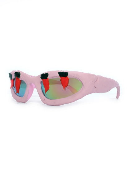 Fun Carrot-Embellished Sunglasses 