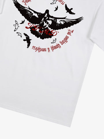 Original Vintage Washed Slogan Graphic T-Shirt 