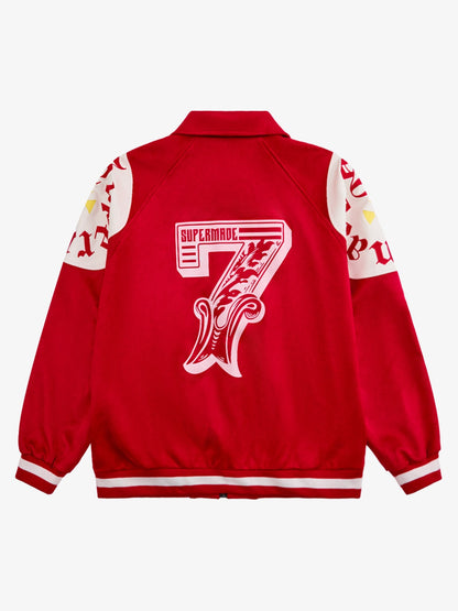 Original Contrast Color Varsity Jacket - 2349 
