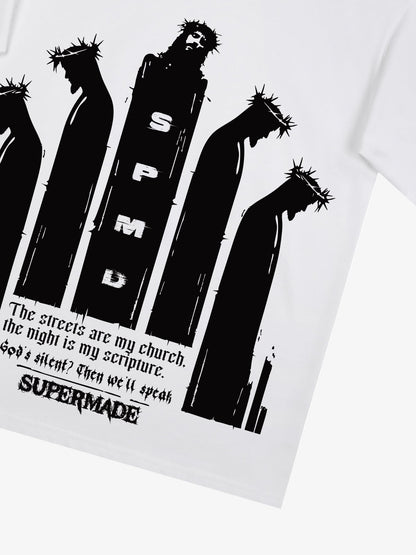 Original Saint Slogan Graphic T-Shirt 