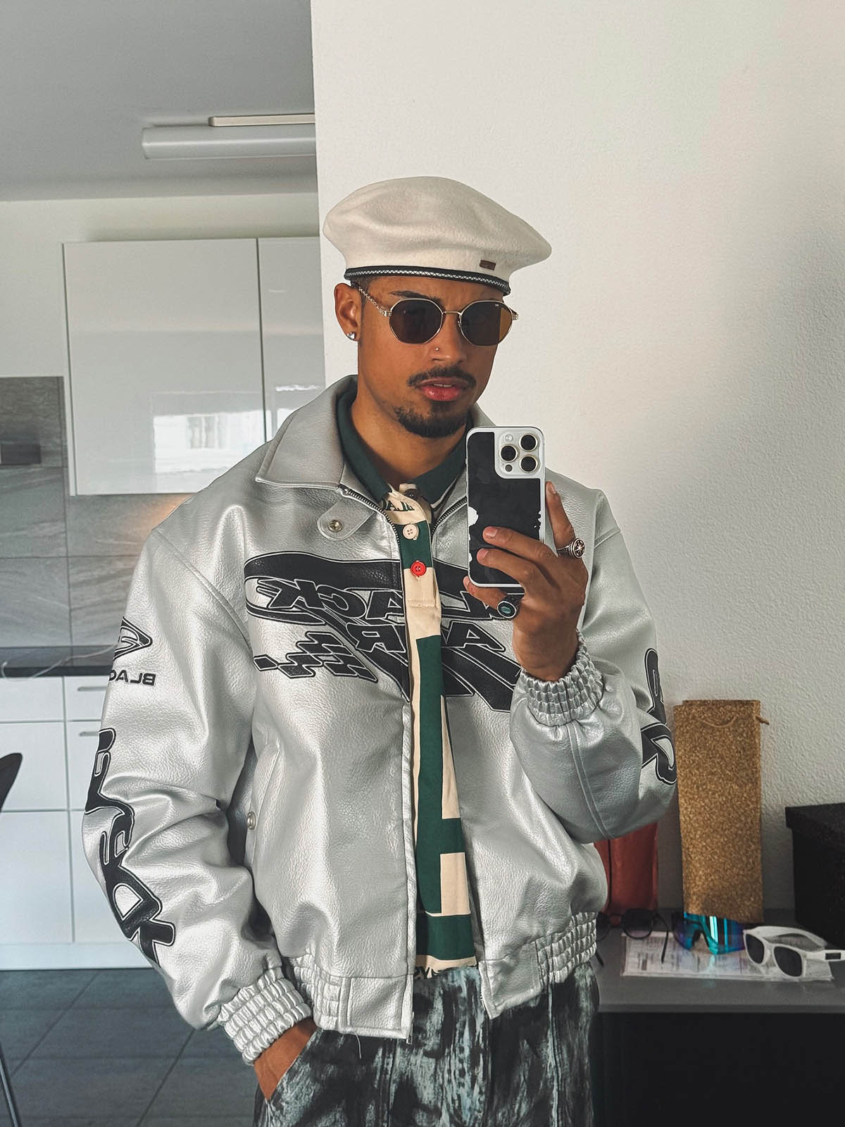 Thesupermade American Vintage Street PU Leather Jacket - 1821 