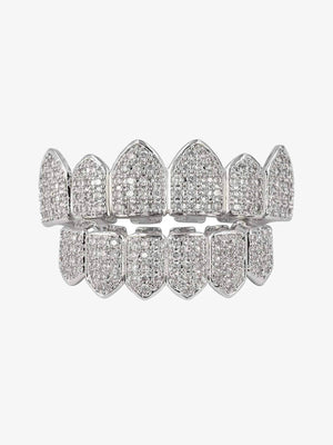 Vampire Teeth Zircon Braces 