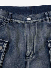 Thesupermade High Street Embroidery Hip-Hop Jeans - 2122 