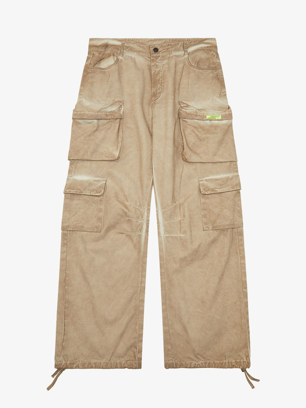 Thesupermade Vintage Wasteland Style Multi Pocket Work Pants 