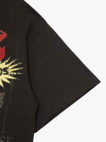 Thesupermade Funny Jesus Graffiti Street Rap T-shirt 