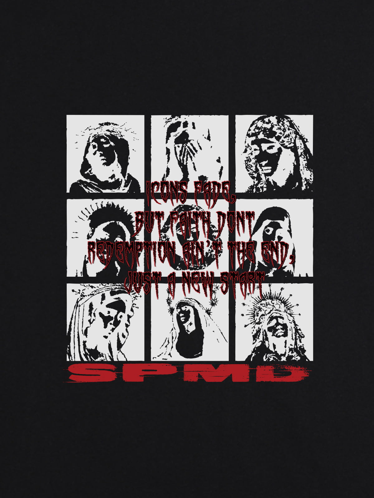 Original Saint Slogan Graphic T-Shirt 