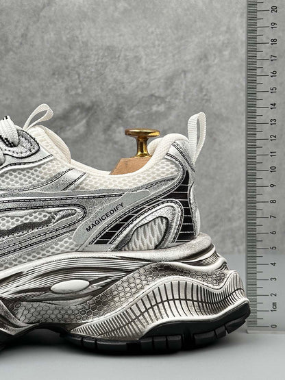 Chunky Sole Breathable Running Sneakers 